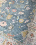 Grey and Light Purple Oushak Rug Living Room Oriental Oushak Rug Vintage Persian Rug Muted Oushak All Size Customize - Image 3