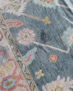 Grey and Light Purple Oushak Rug Living Room Oriental Oushak Rug Vintage Persian Rug Muted Oushak All Size Customize - Image 4