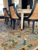Grey and Gold Oushak Rug Living Room Oriental Oushak Rug Vintage Persian Rug Muted Oushak All Size Customize - Image 3