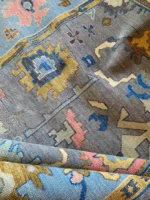 Grey and Gold Oushak Rug Living Room Oriental Oushak Rug Vintage Persian Rug Muted Oushak All Size Customize - Image 6
