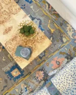 Grey and Gold Oushak Rug Living Room Oriental Oushak Rug Vintage Persian Rug Muted Oushak All Size Customize - Image 5