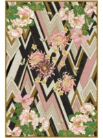 Dragon Florals Blue & Gold - Hand Tufted Rug Anthropologie rug for living room bedroom gift rug home decore items costom size rug available - Image 8