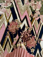 Dragon Florals Blue & Gold - Hand Tufted Rug Anthropologie rug for living room bedroom gift rug home decore items costom size rug available - Image 9