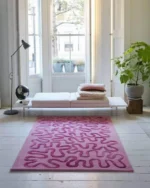 Silky Modern Rug/ Arts Rug/ gray Rug/ Salon Rug/Hand-Tufted Rug/ Modern Rugs for living room/ Rug for bedroom/ White rug/ Etsy Rug Floor Rug