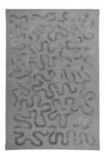 Silky Modern Rug/ Arts Rug/ gray Rug/ Salon Rug/Hand-Tufted Rug/ Modern Rugs for living room/ Rug for bedroom/ White rug/ Etsy Rug Floor Rug - Image 11