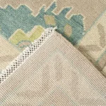 Light Brown Oushak rug | Designer Hand Knotted Turkish Oushak wool rug 5X8 6X9 8X10 9X12 10X14 Living Room Rug | Area Rug Carpet Home Decor - Image 6