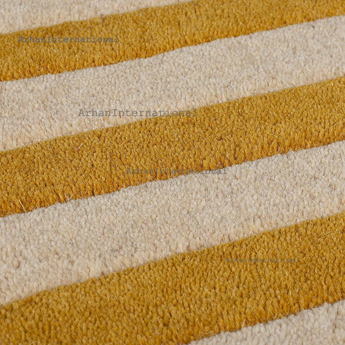 Milo Scallop Blue And Yellow Wool Rug Red/Blue - Image 9