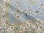 Light Blue Oushak rug | Designer Hand Knotted Turkish Oushak wool rug 5X8 6X9 8X10 9X12 10X14 Living Room Rug | Area Rug Carpet Home Decor - Image 6