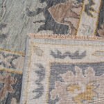 Grey Oushak rug | Designer Hand Knotted Turkish Oushak wool rug 5X8 6X9 8X10 9X12 10X14 Living Room Rug | Area Rug Carpet Home Decor AD01 - Image 5