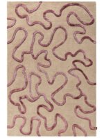 Kids Room Rug Keith Black/White Soft Wool Rug, Playful Design, Wool & Viscose Tufted Rugs, Custom Rugs For Gift - Image 3