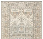 Pastel Oushak Rug Neutral Pottery Barn Hand Knotted Rug Contemparary 8x10 Rug Rug for living room,Bedroom,Office, Wool Area Oushak rug 8x10,