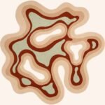Paint Splatter - Green & Multi, Irregular Shaped Hand-Tufted Wool Handmade Area Rug Carpet for Home, Bedroom, Living Room, Kids Room