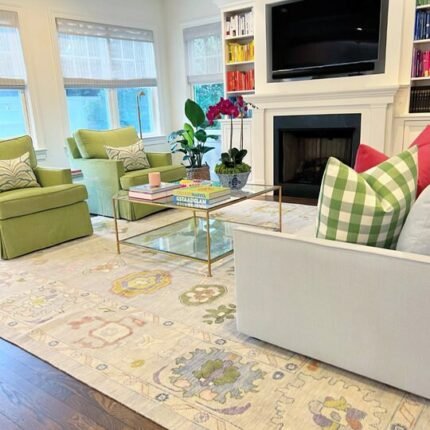 Grey Oushak Rug 10x14 Living Room ORIENTAL Oushak Rug 3x5 ,5x7, 8x10, 9x12, 10x14.