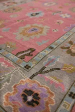 RED Oushak Rug Living Room ORIENTAL Oushak Rug 3x5 ,5x7, 8x10, 9x12, 10x14. For Gift - Image 7