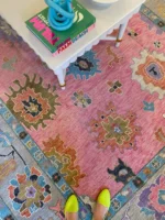 RED Oushak Rug Living Room ORIENTAL Oushak Rug 3x5 ,5x7, 8x10, 9x12, 10x14. For Gift