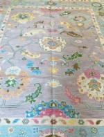 Light Purple , Pink Oushak Rug Living Room Oriental Oushak Rug Vintage Persian Rug Muted Oushak All Size Customize - Image 3