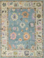 Grey and Beige Oushak Rug Living Room Oriental Oushak Rug Vintage Persian Rug Muted Oushak All Size Customize (Copy) - Image 3
