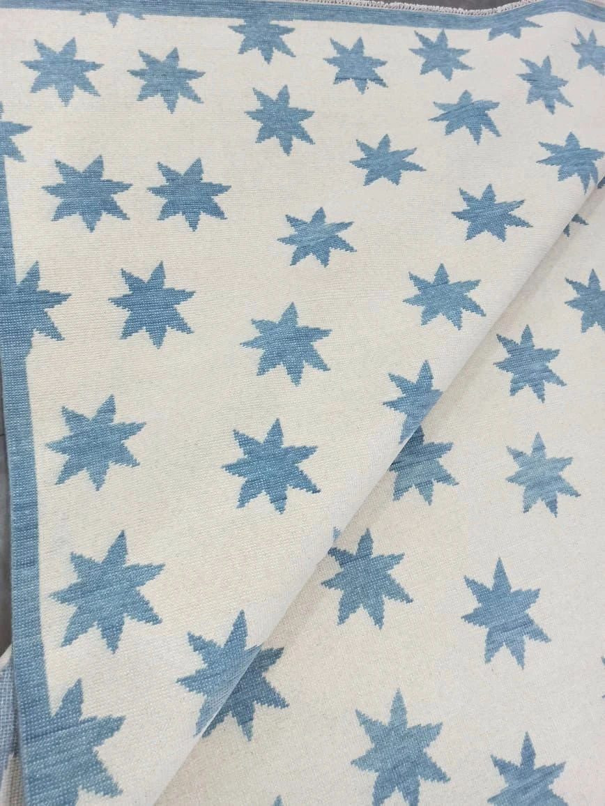 Ivory and Blue Oushak Rug Living Room Oriental Oushak Rug Vintage Persian Rug Muted Oushak All Size Customize - Image 4