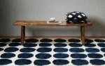 Silky Modern Rug/ Arts Rug/ gray Rug/ Salon Rug/Hand-Tufted Rug/ Modern Rugs for living room/ Rug for bedroom/ White rug/ Etsy Rug Floor Rug - Image 7