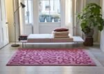 VISCOSE And Wool Kids Room Rug Keith PINK/BLUE Soft Wool Rug, Playful Design, Wool & Viscose Tufted Rugs, Custom Rugs For Gift - Image 4