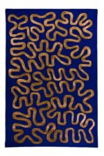 VISCOSE And Wool Kids Room Rug Keith PINK/BLUE Soft Wool Rug, Playful Design, Wool & Viscose Tufted Rugs, Custom Rugs For Gift - Image 5