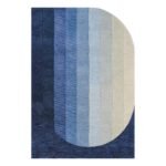 100% Wool Rug Kids Room Rug Keith BLUE Soft Wool Rug, Playful Design, Wool & Viscose Tufted Rugs, Custom Rugs For Gift